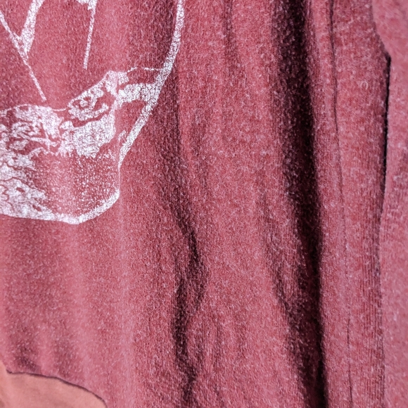 Sol Angeles red 'go for it!' graphic sweatshirt size XS - Picture 3 of 6